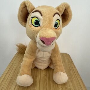 GENUINE Disney 7" plush lioness Nala The Lion King stuffed animal toy EUC